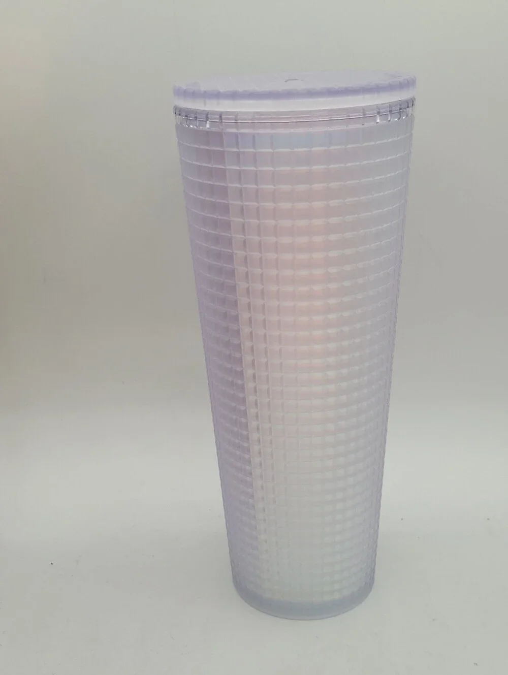 Starbucks Iridescent Unicorn Grid Frosted Tumbler Cup  Venti 24oz